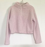 light pink teddy pullover jacket BNWOT