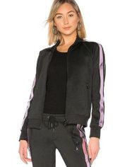 Pam & Gela Metallic Stripe Track Jacket