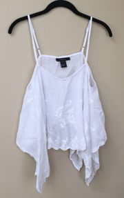 White Handkerchief Camisole