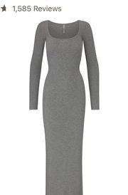 Dress Long Sleeve - Gray