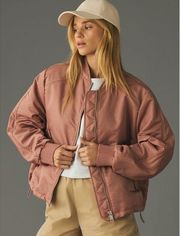 NWT Anthropologie ‘98 Bomber Jacket Burlwood By Anthropologie