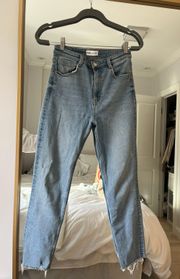 Light Wash High Rise Jeans