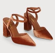 Suede Pointed Toe Pumps