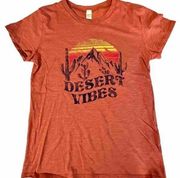 Love Vintage Desert Vibes Rusty Color Basic Graphic T-shirt Pre- Owned