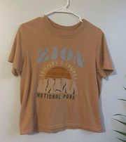 Zoe + Liv Mount Zion Cropped T Shirt