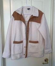 The North Face W Cragmont Fleece Shacket GARDENIA WHITE / ALMOND BUTTER