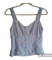 Sienna Sky  Floral Smocked Back Tank Top