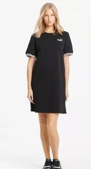 NWT PUMA Amplified T Shirt Knee Length Dress Black