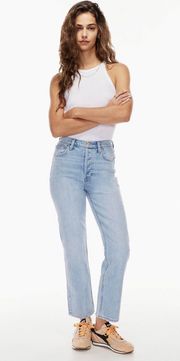 Denim Forum Arlo High Rise Straight Jeans