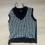 Houndstooth Sweater Vest