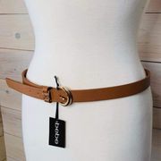 Bebe Womens Faux Leather Belt Size Large