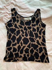 Chico Leopard Print Tank Top