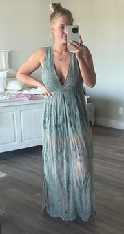 Lace Maxi Dress / Romper