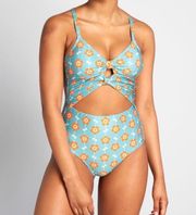 Orange Floral Sophia One-Piece Swimsuit