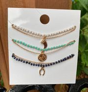 NWT Forever21 Lucky Charm Bracelets