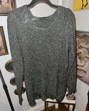 Rock & Republic Gold and Black Sweater size Small