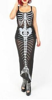 NWT  Skeleton Maxi Dress