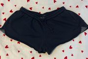 navy blue sweatshorts