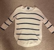 Black and White striped sweater