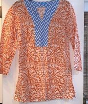 J. McLaughlin spring tunic top size small