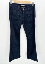 CAbi Dark Wash Blue Denim Zip Fly Bootcut Jeans Women's Size 2