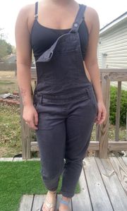 dark grey charcoal black overalls