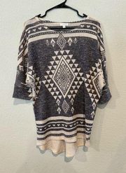 CHARMING CHARLIE PULLOVER SWEATER/SHAW