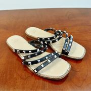 A New Day Strappy Studded Flats Sandals
