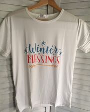 ❄️ Winter Blessings Shirt, Medium ⛄️