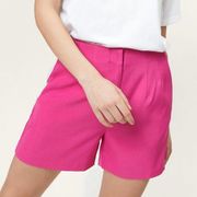 Nasty Gal Pink Dart Detail Micro Shorts