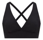 Torrid Black Wireless Triangle Bikini Top Size 6