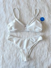 NWT  White Bikini Set