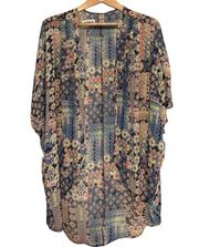 cover up abstract style print size XL