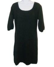 Wool Sweater Dress Sheath Black Ann Taylor S