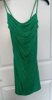 Shimmery Green All Saints Mini Dress