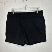 The Limited Women’s Black Cotton Blend Shorts Size 10 (34x5) Casual Chino