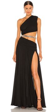 X REVOLVE Jafari Gown in Black