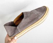 Rag & Bone Gray Suede Slip On Mules Shoes Size 9.5