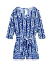 Market & Spruce Stitch Fix Fraya Knit Romper Cobalt Size Small NWOT