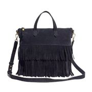 Transport Suede Fringe Crossbody Bag