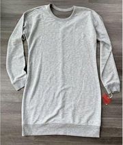 Mossimo Gray Long Sleeve Soft Sweater Dress XS NWT Stretch K3