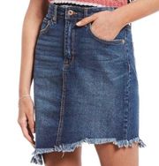 NWT Ella Moss "Edmond" High Rise Denim Five Pocket Jean Mini Skirt