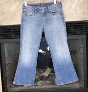 7 For All Mankind cropped jeans size 28 womens blue denim jeans