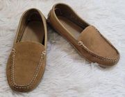 L.L. Bean Womens Tan Suede/leather Driving Loafer slip on Shoes Size 7.5 M