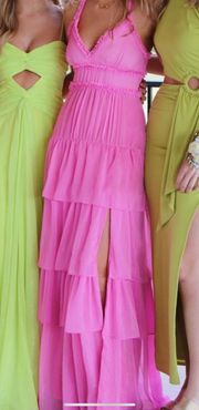 Hot Pink Maxi Dress