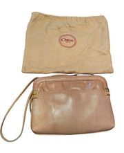 Chloe Vintage Tan Lizard Crossbody