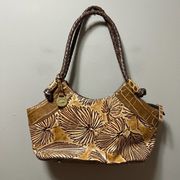 Brahmin Lana Tan‎ Tahiti Palm Leather Shoulder Bag