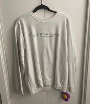 White  Sweatshirt