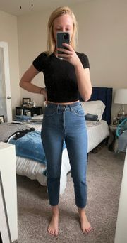 High Waisted Mom Jeans Super High Rise