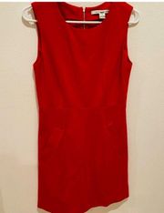 Blood Red Sheath Dress